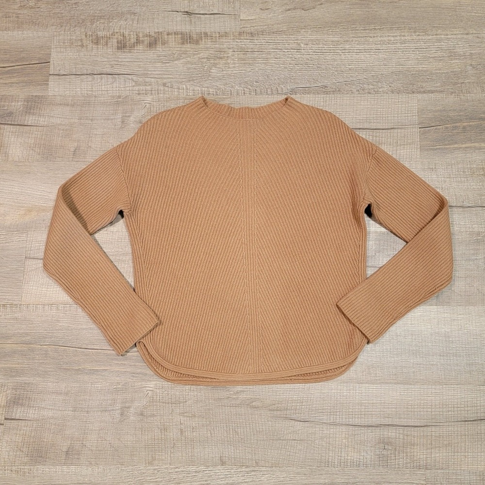 Babaton Aritzia Ribbed Knit Chalmers Wool Linen Blend Sweater Dolman Size Medium